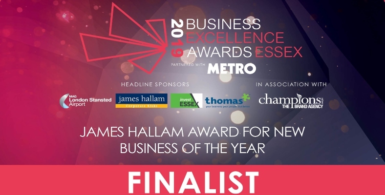 Finalist for 'New Business of the Year 2019'